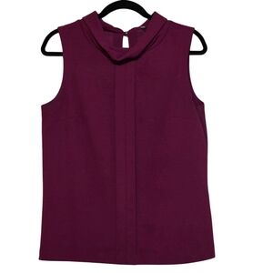 Banana Republic Rich Purple Sleeveless Blouse